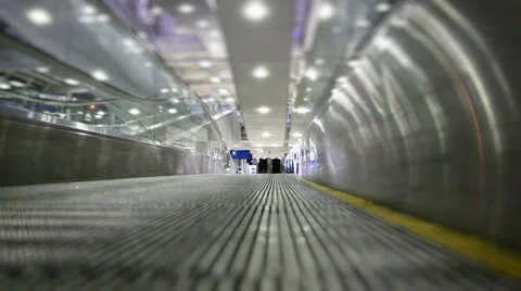 Motion Travelator Stock Footage 33823431