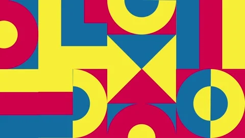 Motion trendy graphic. Geometric dynamic banner. Stock Footage 157760467