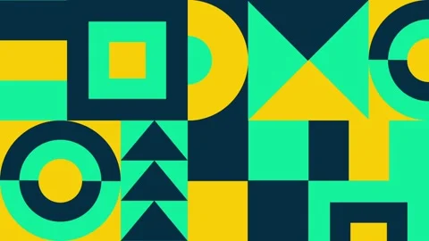 Motion trendy graphic. Geometric dynamic banner. Stock Footage 157913048