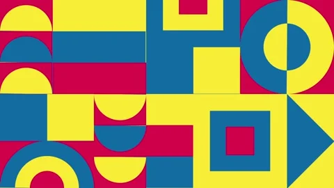 Motion trendy graphic. Geometric dynamic banner. Stock Footage 157913071