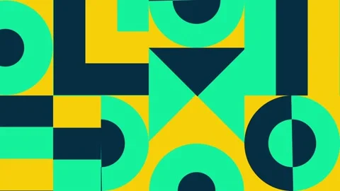 Motion trendy graphic. Geometric dynamic banner. Stock Footage 158021510
