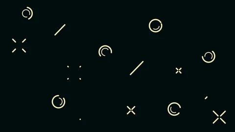 Motion trendy graphic. Geometric pattern. Dynamic banner. Seamless looping. Stock Footage 158888176