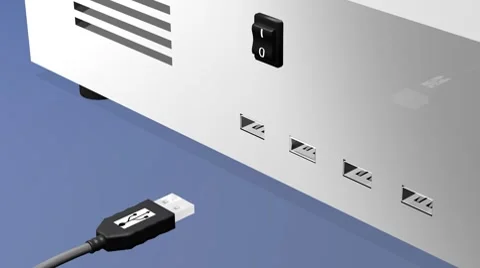 Motion USB Vídeos de archivo 8570591