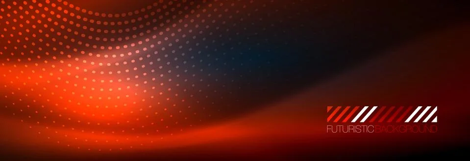 Motion vector illustration. Network digital concept. Abstract futuristic Illustrazione stock