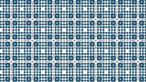 Motion video of square blue pattern video.2D Abstract cubes loop. Video Stock Footage 170804571