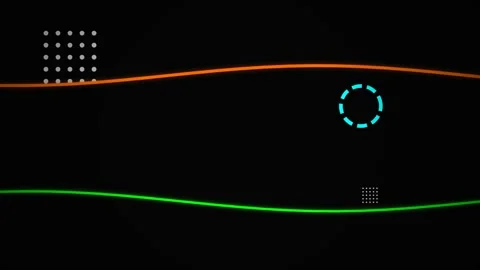 Motion Visualization of Dynamic Colored Lines and Circular Elements in a Hi.. 스톡 동영상 342538472