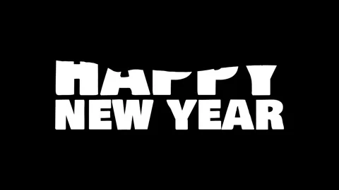 Motion of water surface transform to Happy New Year. Stock Footage 339163751