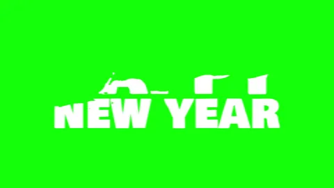 Motion of water surface transform to Happy New Year. Stock Footage 339163773