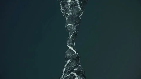 The motion of water in zero gravity Vídeos de archivo 98210524