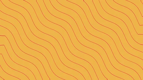Motion wave line yellow background. seamless loop 動画素材 301939775