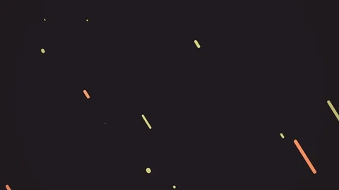 Motion wavy lines in a 2D style animation Stock Footage 124027222