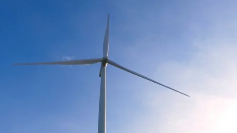 Motion of Wind Turbine Stock Footage 81266818