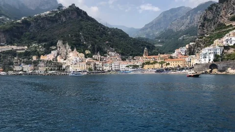 MotionLapse in  Amalfi Video stock 100359351