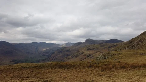 Motionlapse of the Langdale Valley Video stock 106590727