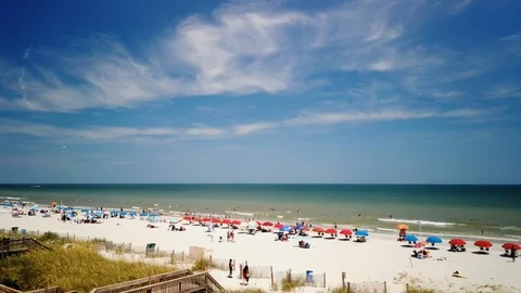 MotionLapse at Myrtle Beach Video stock 112709496