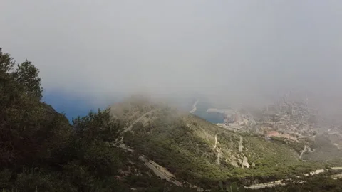 Motionlapse from the top of oran  mountain Video stock 157284474