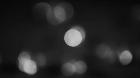 MotionVFX steady circular bokeh black &amp; white 01 Stock-Footage 201313624