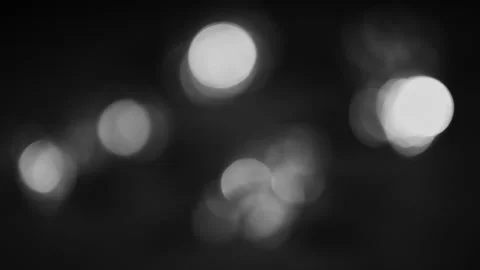 MotionVFX steady circular bokeh black &amp; white 04 Stock-Footage 201313625