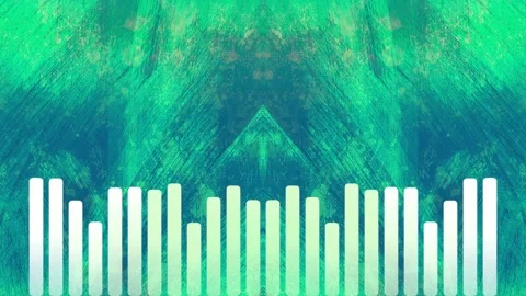 Motionvora audio bars 4k HBG V2 Stock Footage 327555789