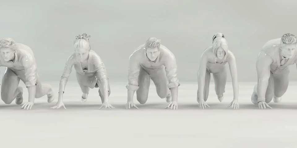 Motivated Team イラスト素材