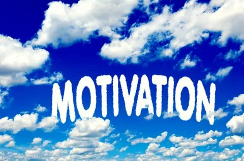 Motivation clouds Stock Illustration