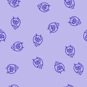 Motivation fire succes challenge line seamless pattern Stock Illustration