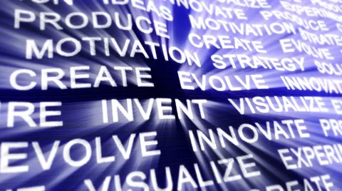 MOTIVATION Keywords, Loop, 4k Stock Footage