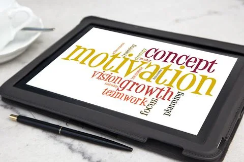 Motivation Foto stock