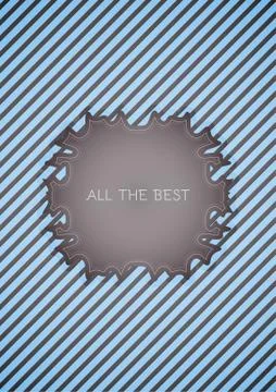Motivation retro sticker Stock Illustration