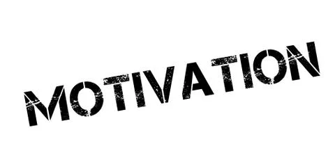 Motivation rubber stamp Stock Illustration