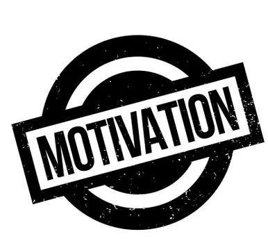 Motivation rubber stamp Stock Illustration