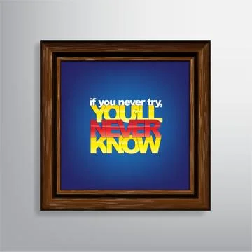 Motivational background Stock Illustration