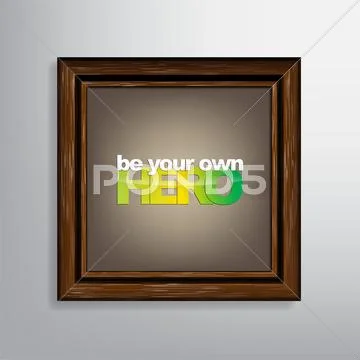 Motivational background Stock Illustration