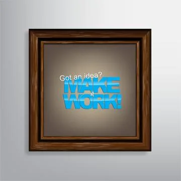 Motivational background Illustrazione stock