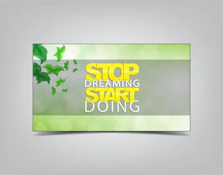 Motivational background Stock Illustration