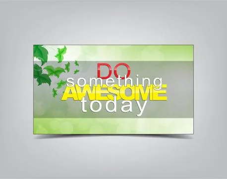 Motivational background Stock Illustration