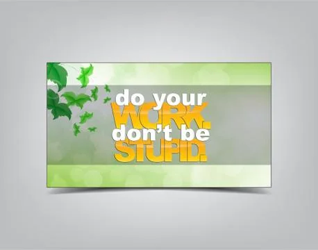 Motivational background Stock Illustration