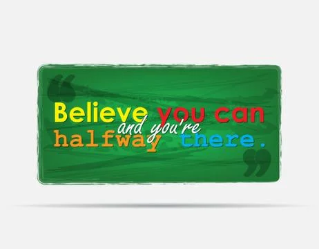 Motivational background Stock Illustration