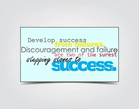 Motivational background Stock Illustration