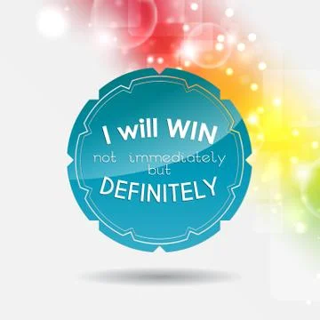 Motivational background Stock Illustration