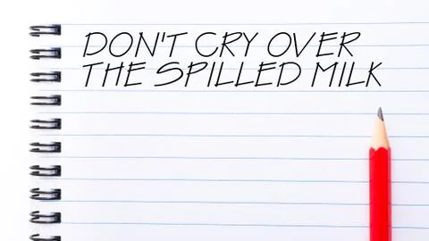 Motivational message on notebook page Stock Photos
