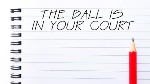 Motivational message on notebook page Stock Photos