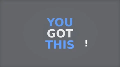Motivational Motion Video with Dynamic Text Saying You Got This for Inspira.. 库存影片 342741466