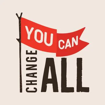 Motivational phrase vector poster template Stock Illustration