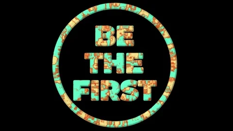 Motivational Poster: Be The First Vidéo 311922351