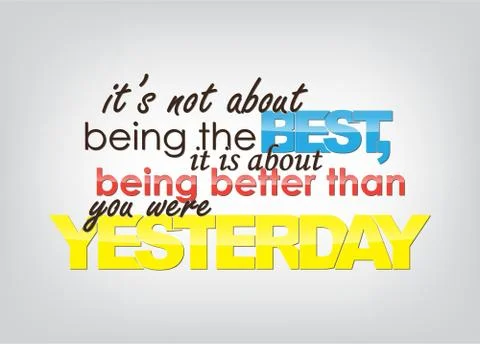 Motivational poster Stock-Illustration