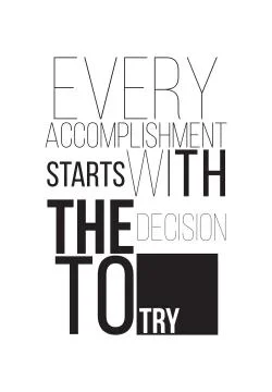 Motivational poster Stock-Illustration