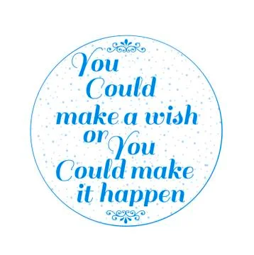 Motivational quote Stock Illustration