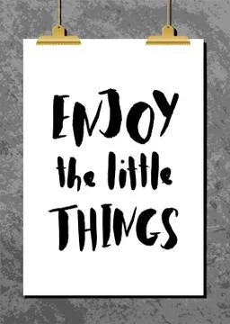 Motivational Quote Poster Stock Illustration