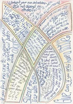 Motivational quotes of Buddha Stock Illustration